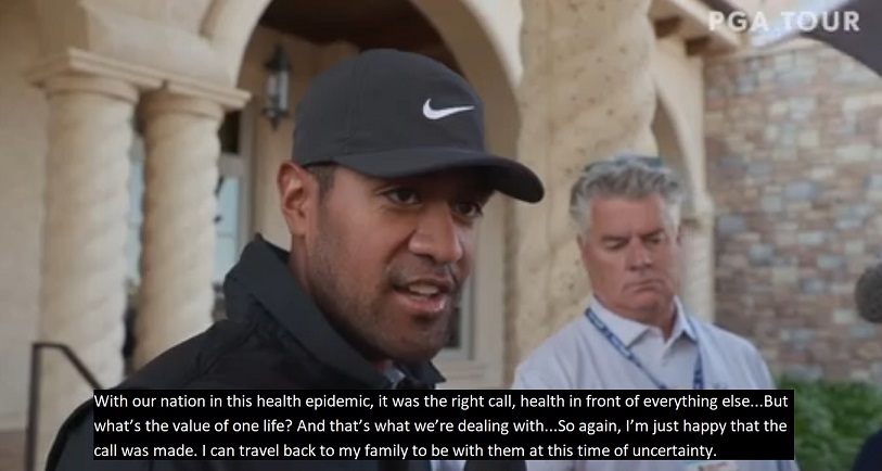 Tony Finau comments